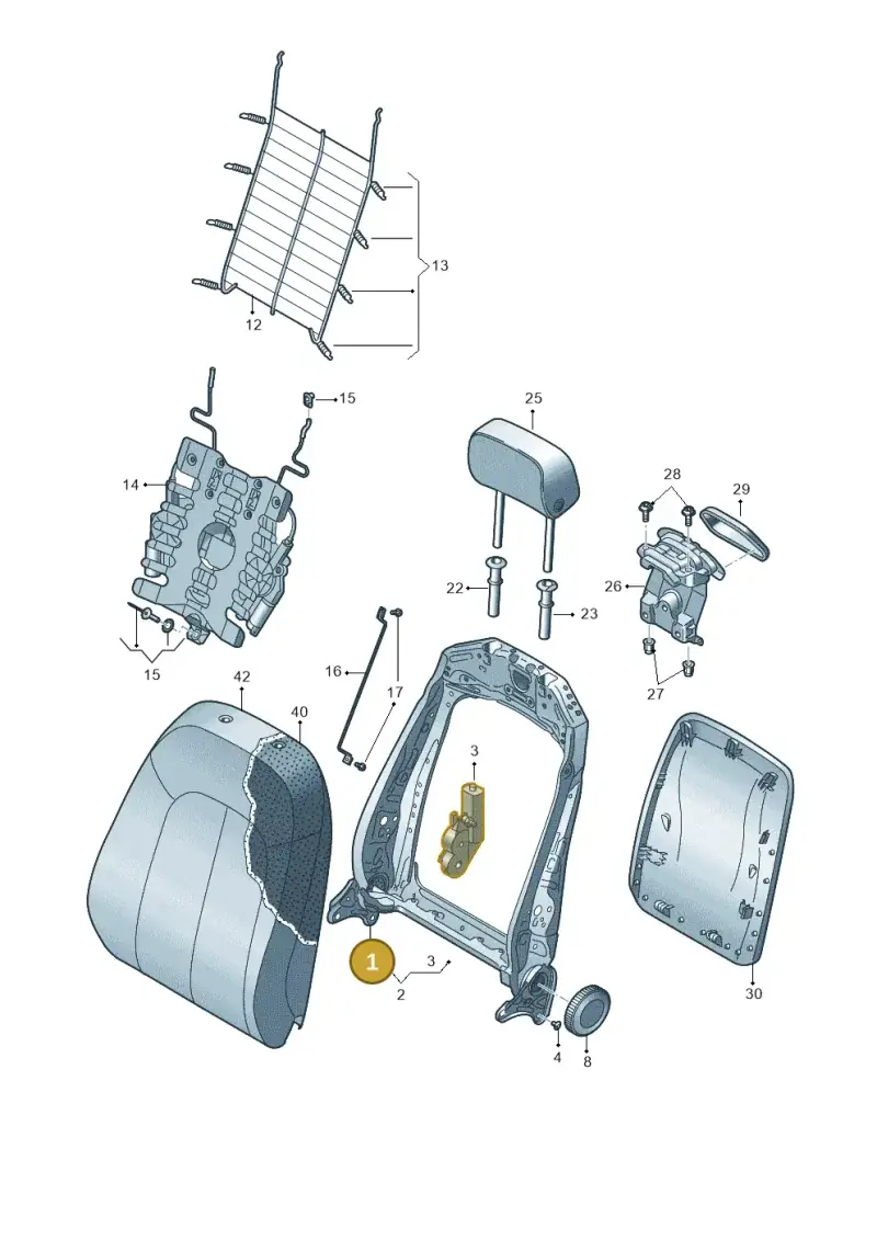 5WA881515D — Audi RS6 Avant (2019-) diagram 435881500, position 1