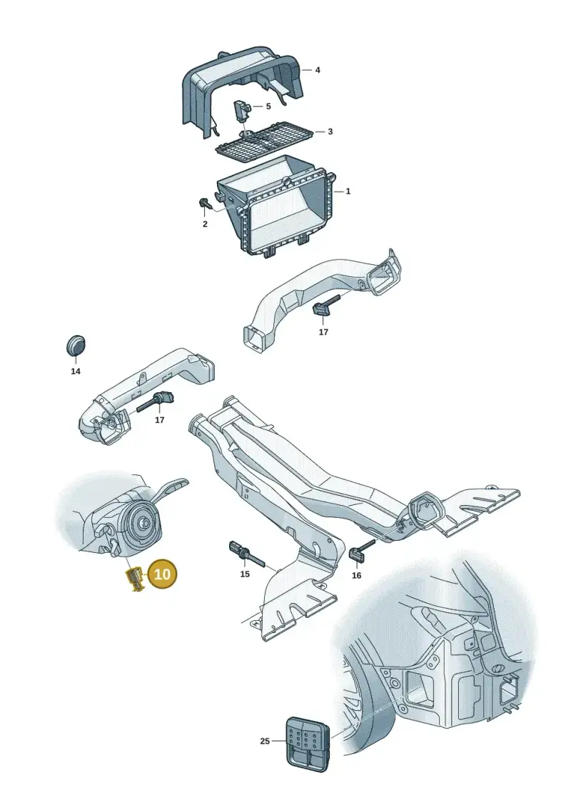 5WA907527A — Audi Q6 e-tron (2023-) diagram f5s819100, position 10