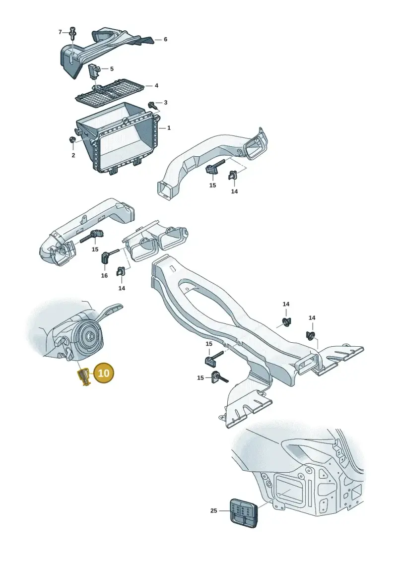 5WA907527A — Audi A5 Limo 2.0 (2024-) diagram 8wk819100, position 10