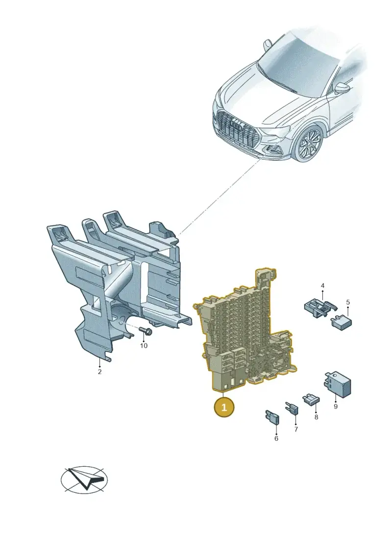 5WA937615 — Audi Q4 Sportback (2021-2022) diagram 89a937000, position 1