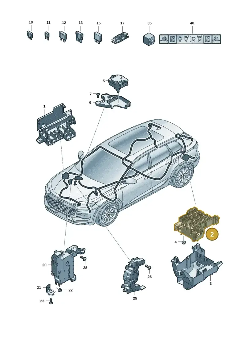 5WA937615 — Audi Q6 e-tron (2023-) diagram f5s971805, position 2