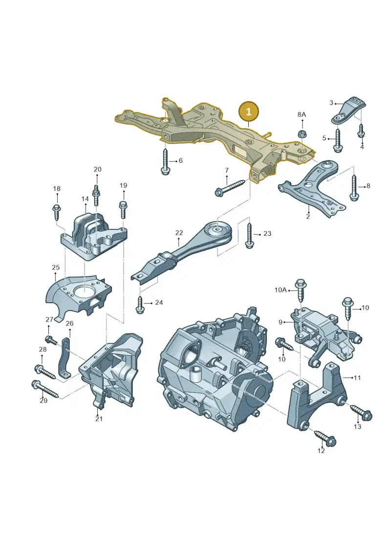 6C0199315 — Audi A1 Sportback (2014-2018) diagram 792199100, position 1