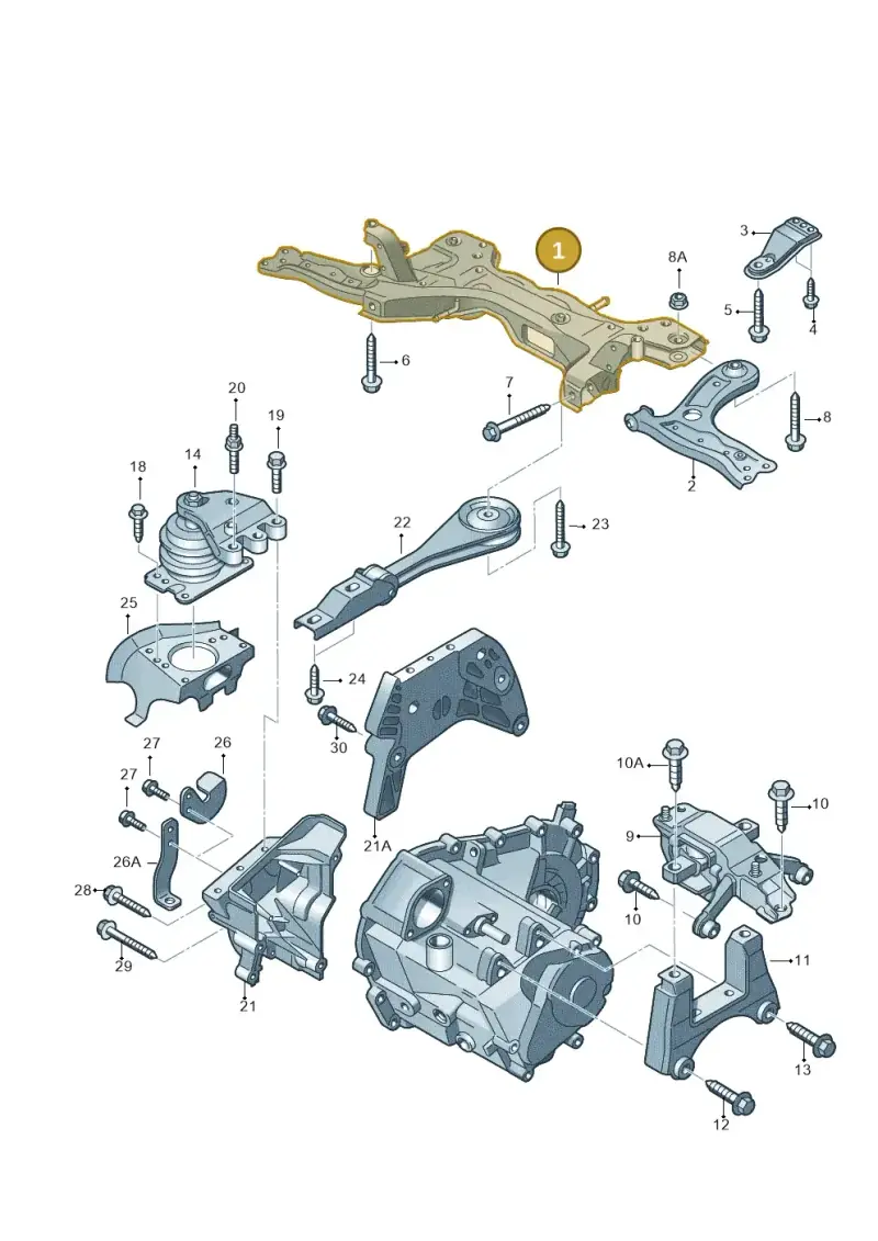 6C0199315 — Audi A1 Sportback (2014-2018) diagram 792199300, position 1