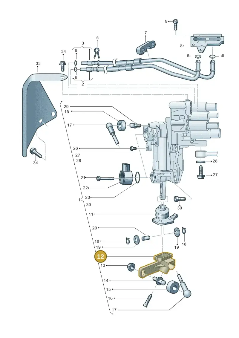 6E0142089 — Audi A2 (2000-2005) diagram 248142300, position 12