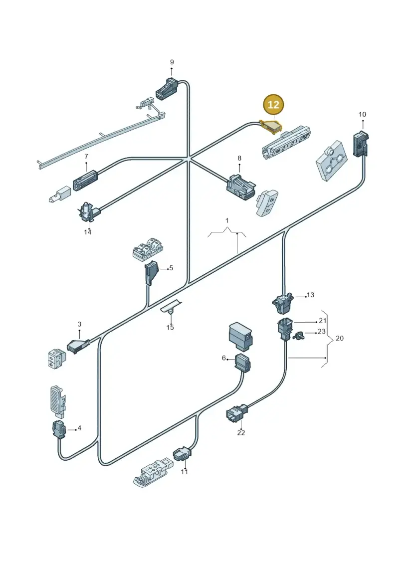 6E0972930A — Audi Q7 qu. 3.0 TDI (2009-2015) diagram 448972400, position 12