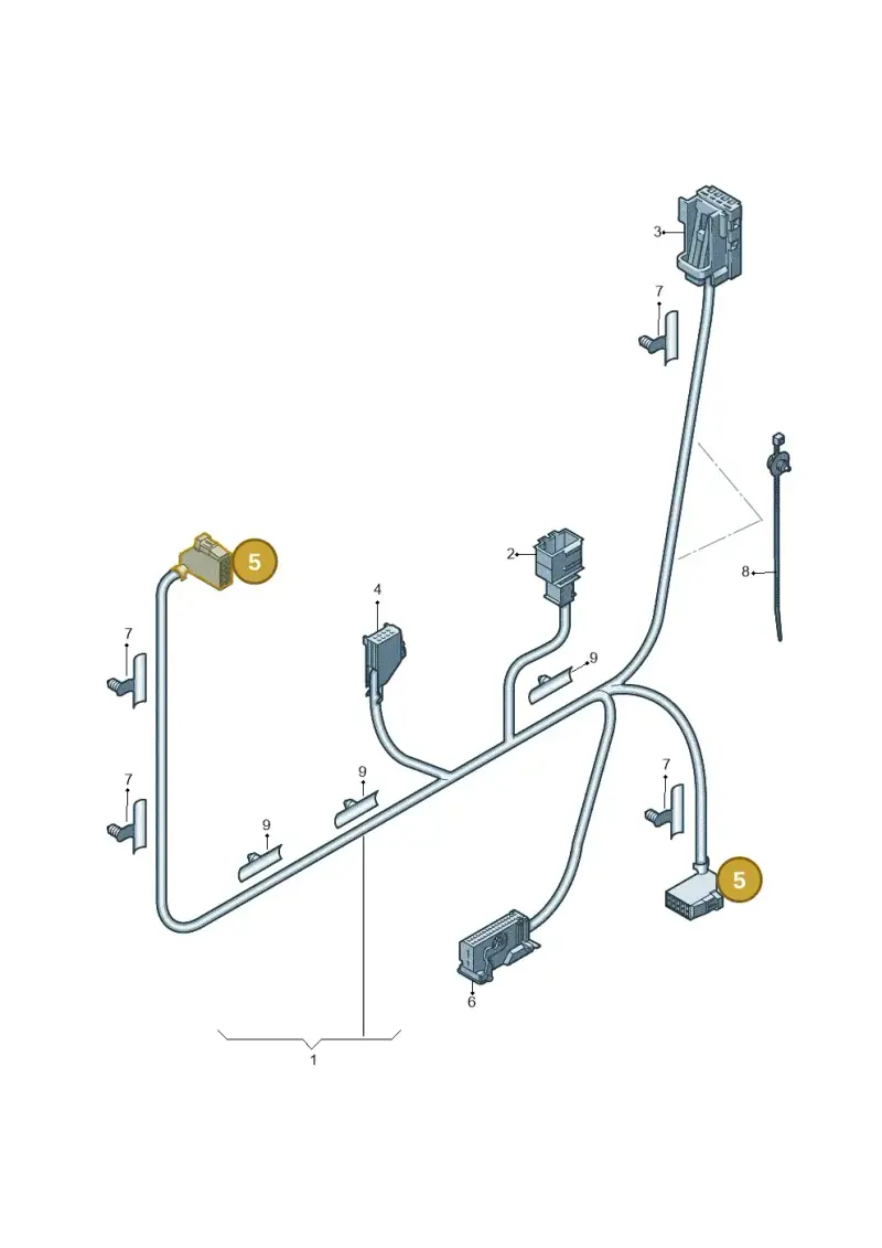6E0972930A — Audi TTS Coupe 2.0 (2010-2014) diagram 609972400, position 5