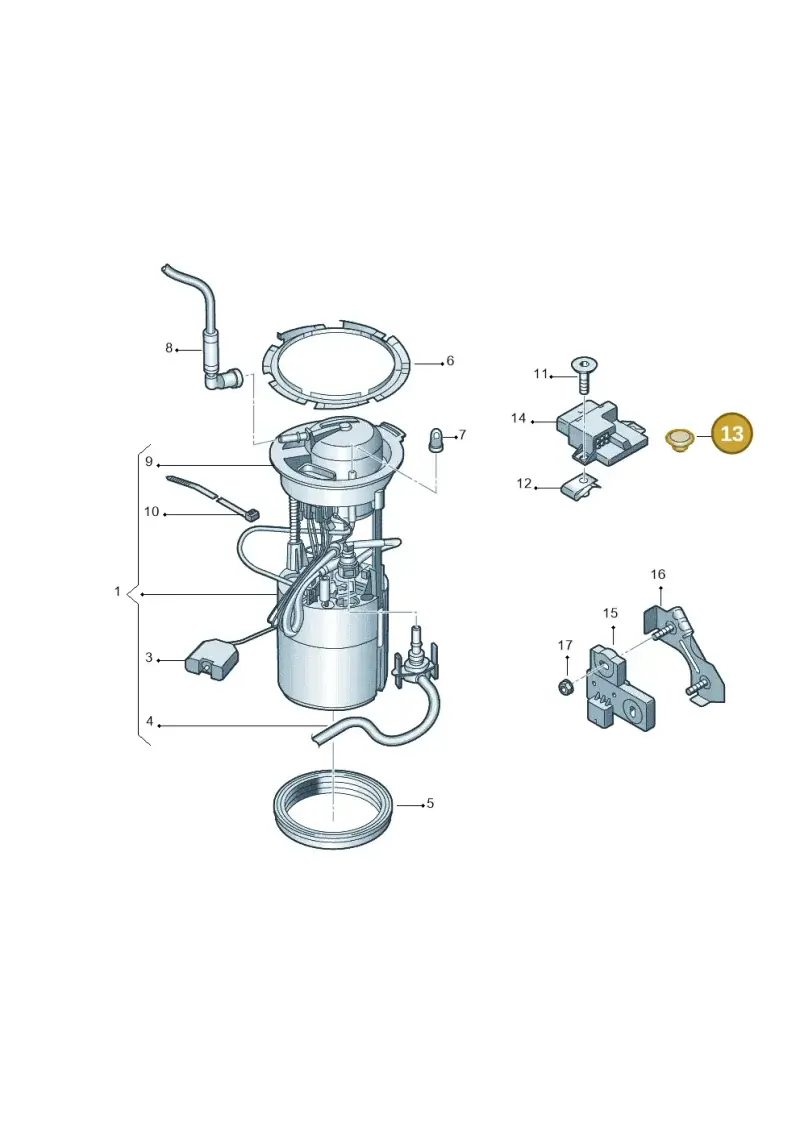 6H0971904 — Audi Q5 qu. 2.0 (2009-2018) diagram 647919350, position 13