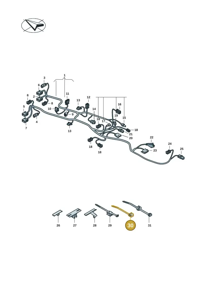 6J0971838 — Audi RS e-tron GT (2020-2020) diagram 4j1972660, position 30