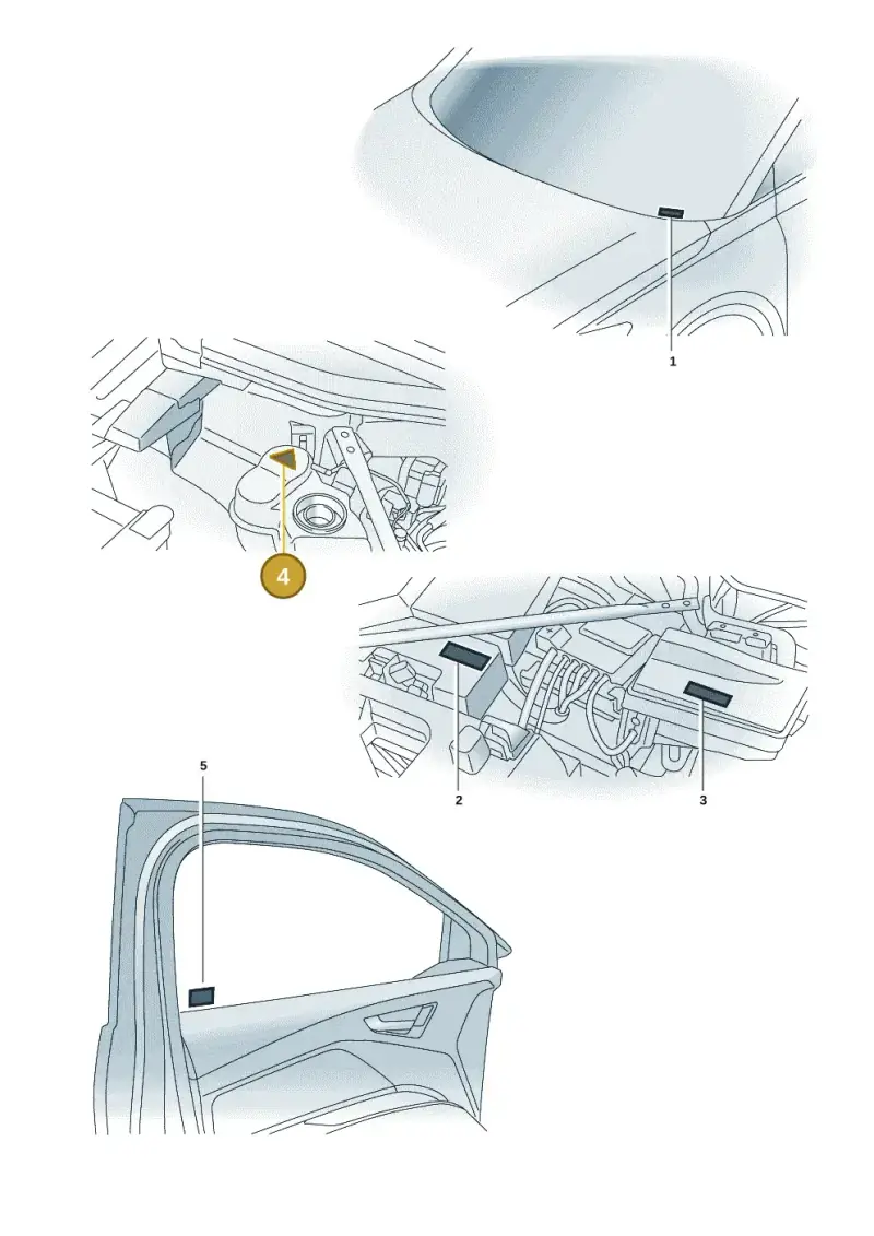 6N0010778L — Audi Q4 Sportback (2021-2022) diagram 89a010015, position 4