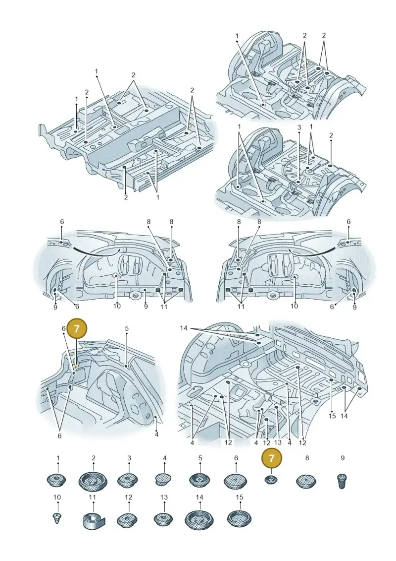 6N0419044 — Audi Q2 2.0 TDI (2016-2018) diagram 803803360, position 7