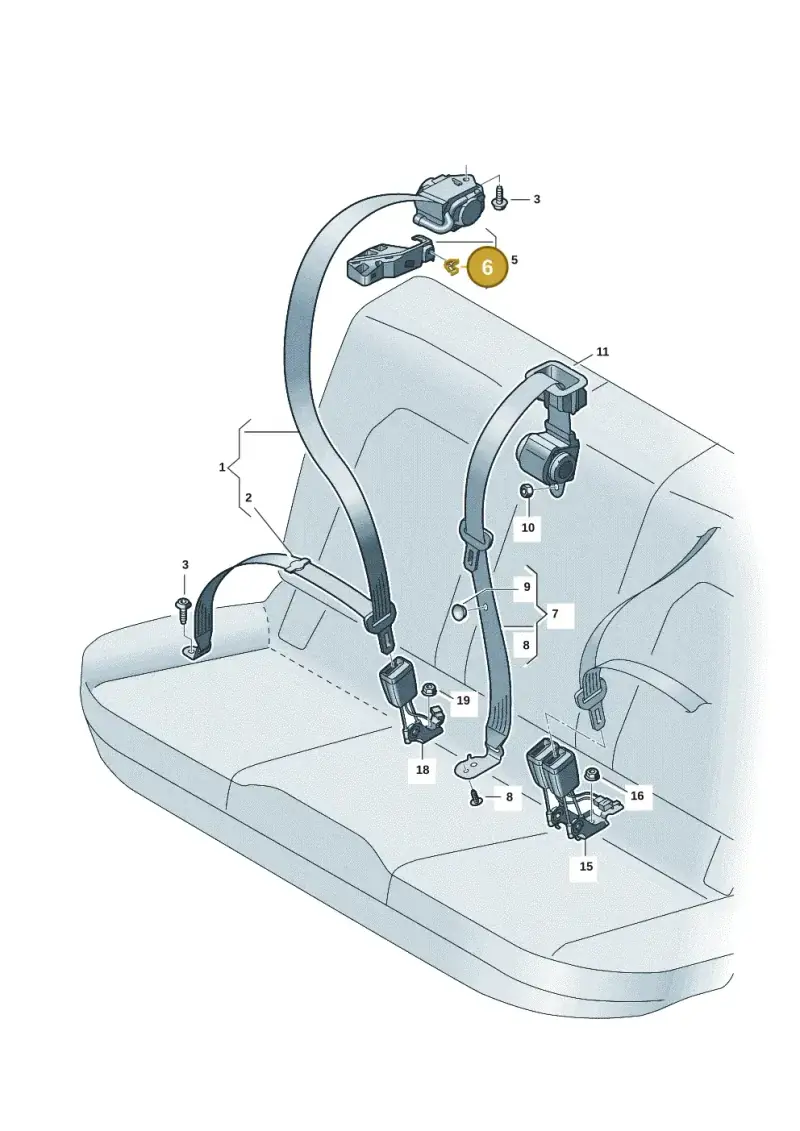 6N0867190A — Audi Q6 e-tron (2023-) diagram f5s857700, position 6