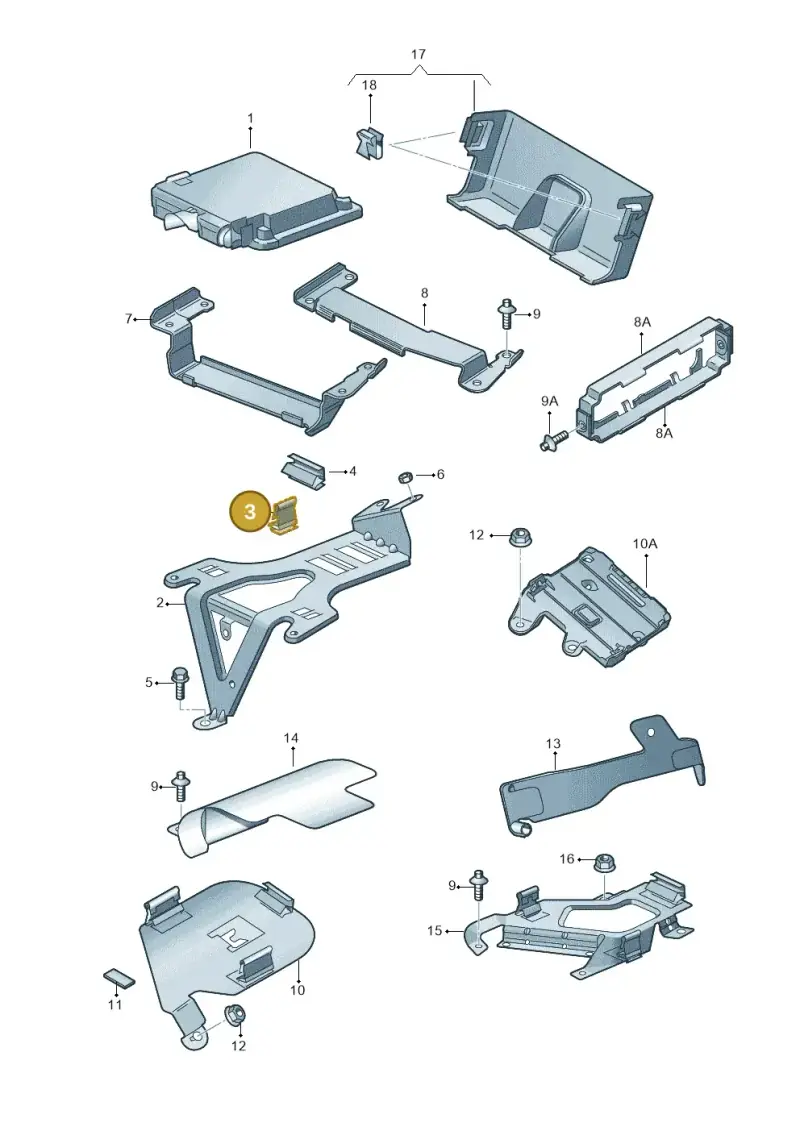 6N0906356 — Audi Q7 qu. 3.0 TDI (2009-2015) diagram 493906000, position 3