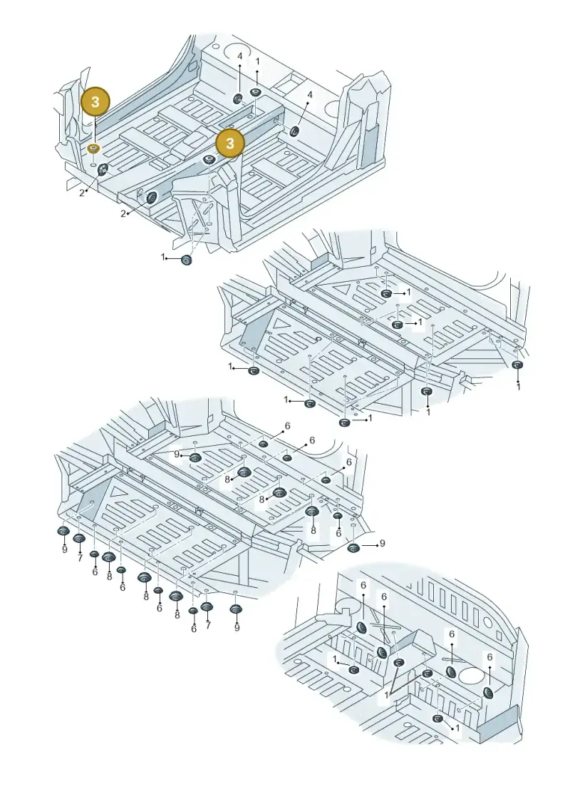 6N0947565 — Audi R8 qu. 5.2 (2012-2015) diagram 618803350, position 3