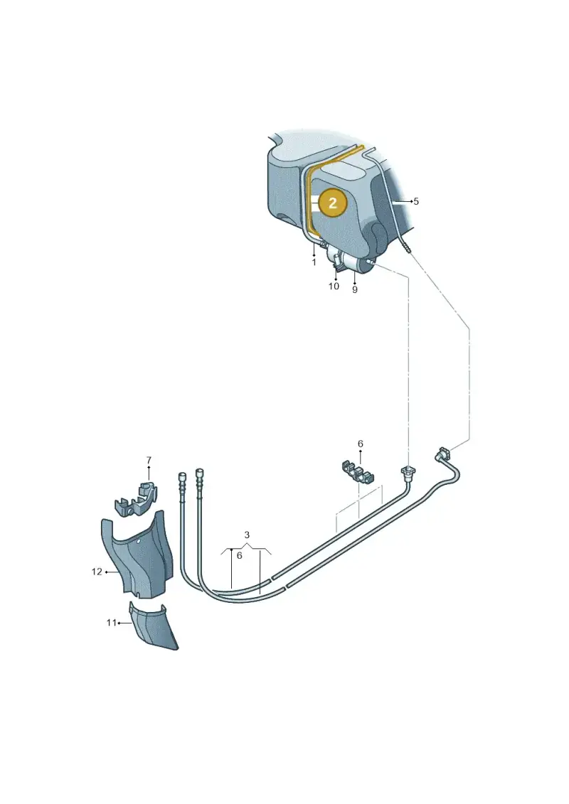 6Q0201294C — Audi A1 Sportback (2010-2015) diagram 672201400, position 2