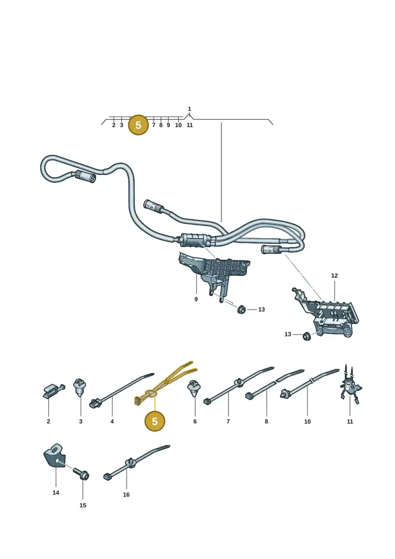 6Q0971838B — Audi Q6 e-tron (2023-) diagram f5s970100, position 5