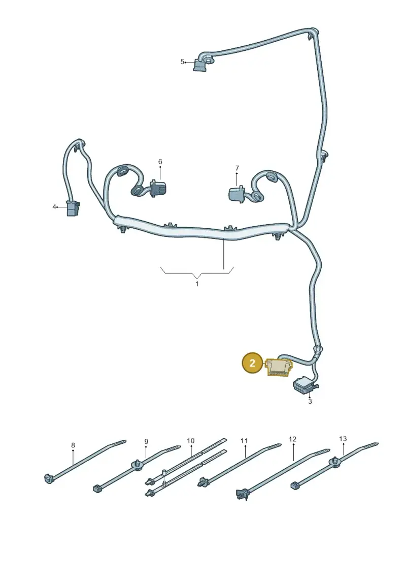 6Q0972726 — Audi RS6 Avant (2019-) diagram 435882200, position 2