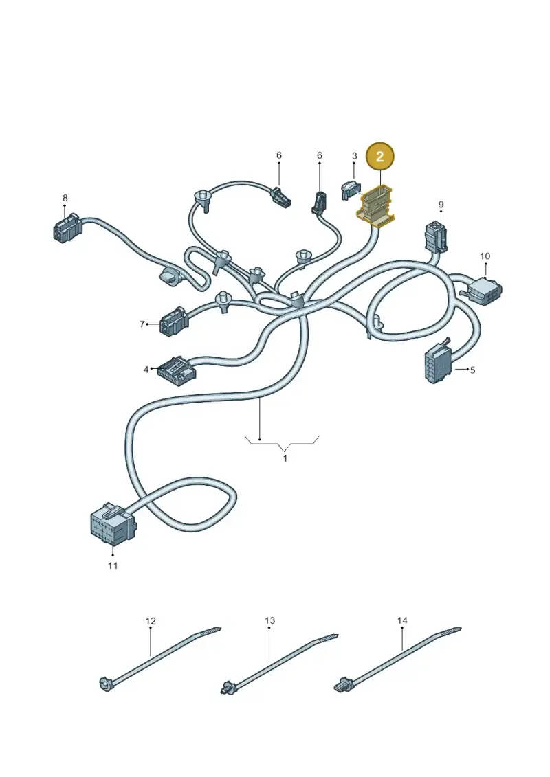 6Q0972736 — Audi RSQ3 Sportback (2019-2024) diagram 597882000, position 2