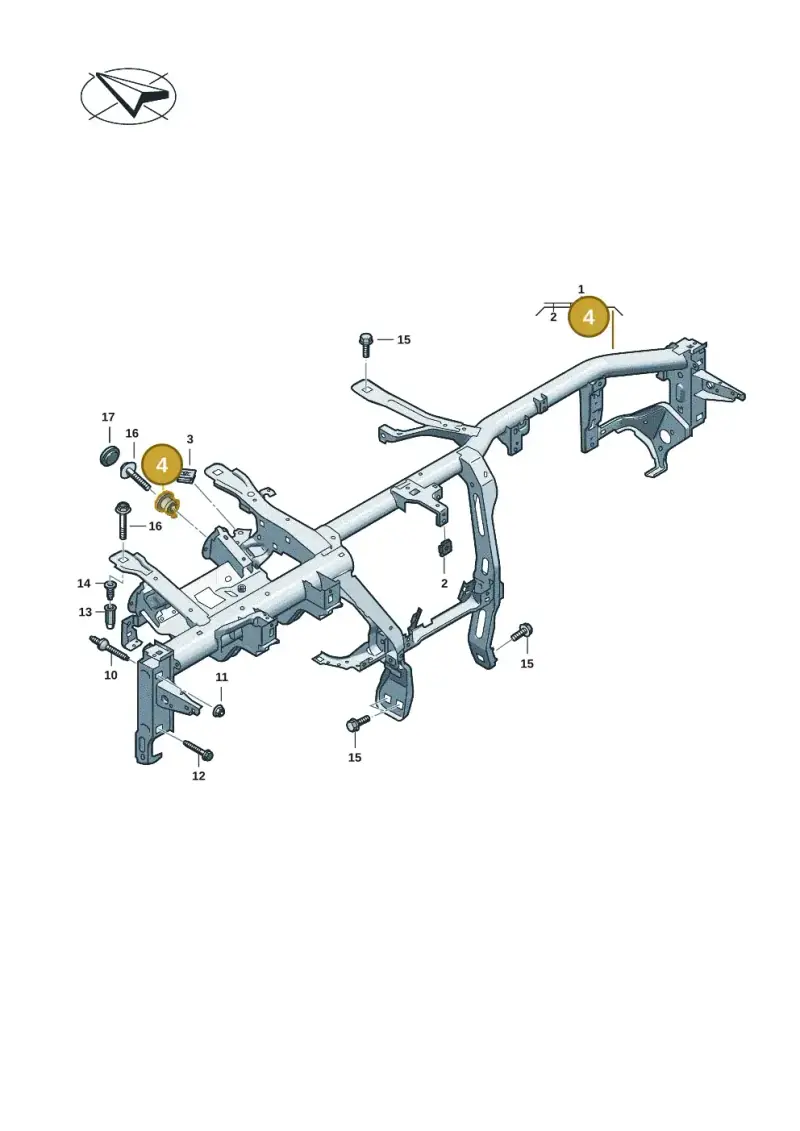 6R0857049 — Audi A5 Limo 2.0 (2024-) diagram 8wk857000, position 4
