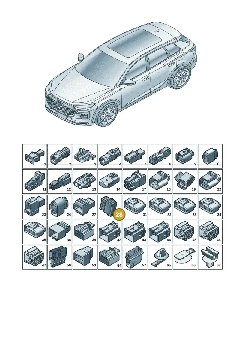 6R0972930 — Audi Q6 e-tron (2023-) diagram f5s971820, position 28
