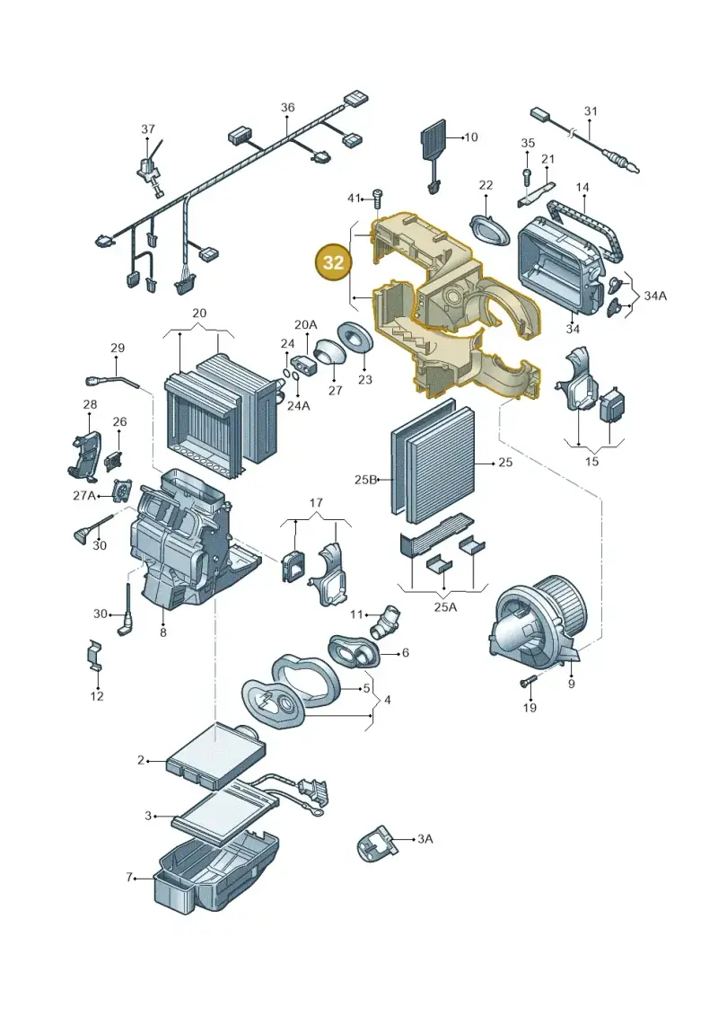 6R1820007A — SEAT Toledo (2015-2019) diagram 253820200, position 32