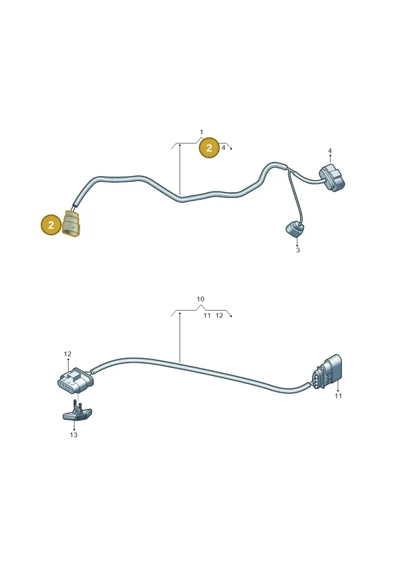 6X0973825 — Audi A3 Cab. 1.4 (2013-2016) diagram 745972500, position 2