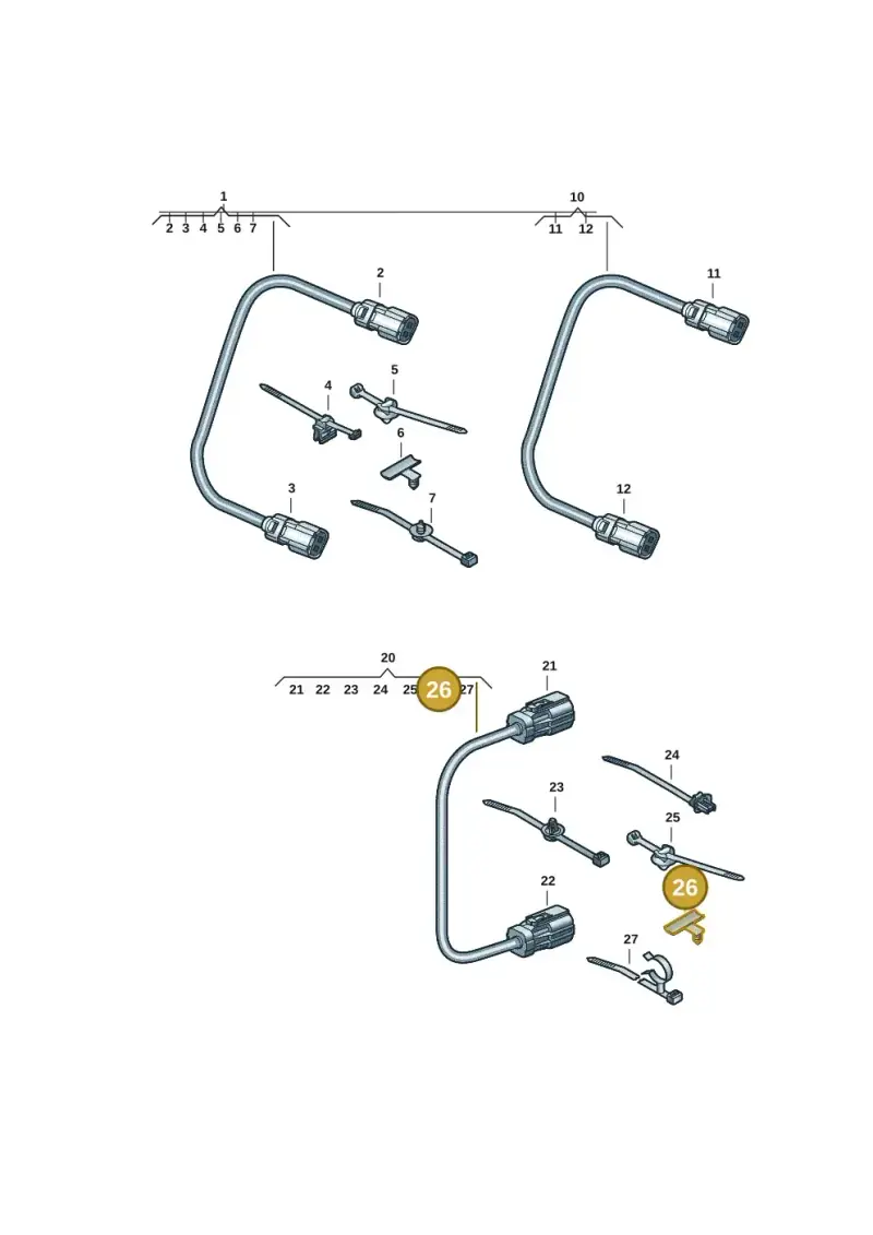 6Y0972596 — Audi RS e-tron GT (2020-2020) diagram 4j1970130, position 26