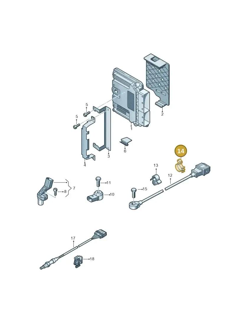 701971787P — Audi A1 Sportback (2010-2015) diagram 708906000, position 14