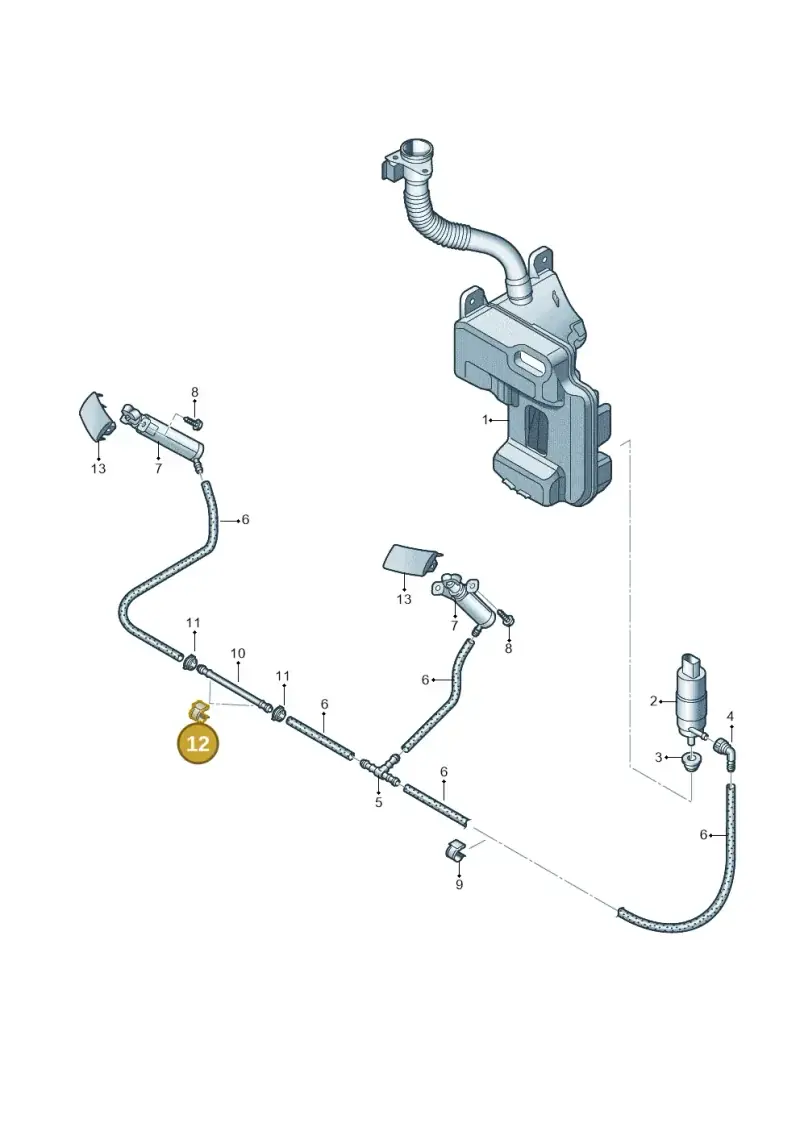 701971939 — Audi A3 Cab. 1.4 (2013-2016) diagram 745955300, position 12