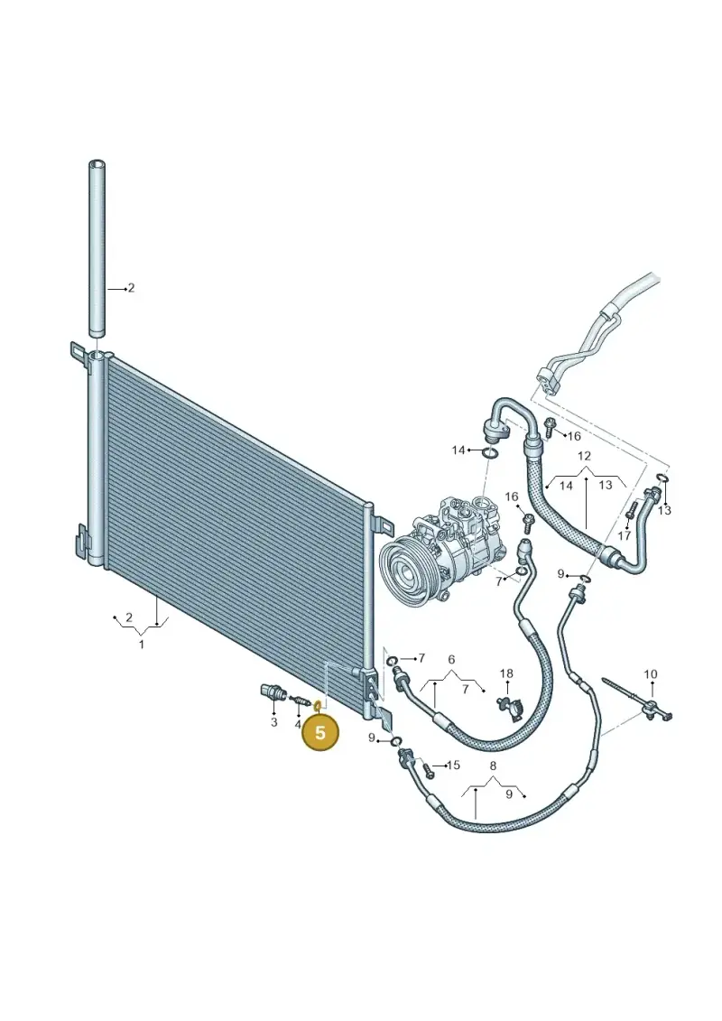 7H0820896 — Audi RS Q8 Quattro (2019-) diagram 595260400, position 5
