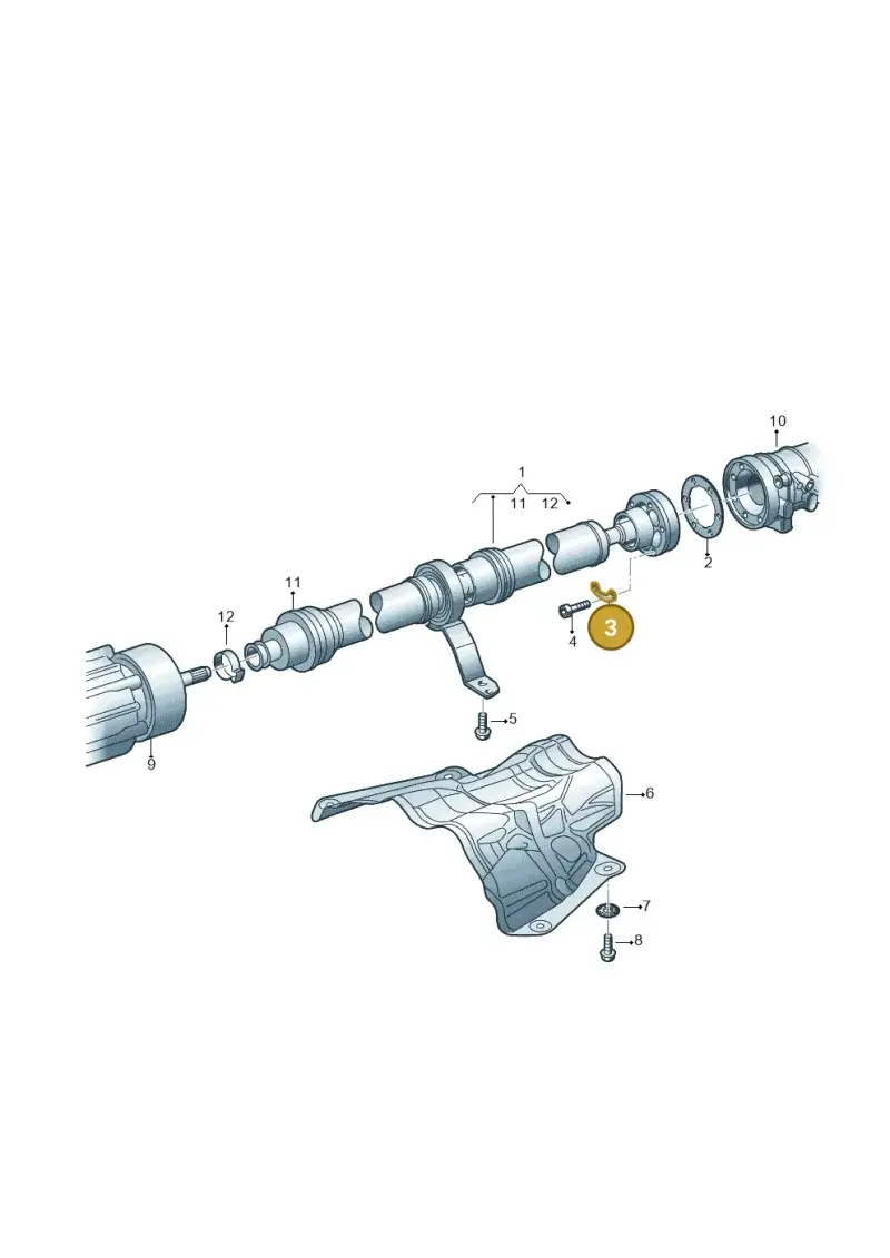 7L0521347A — Audi RS6 Avant (2019-) diagram 538521000, position 3