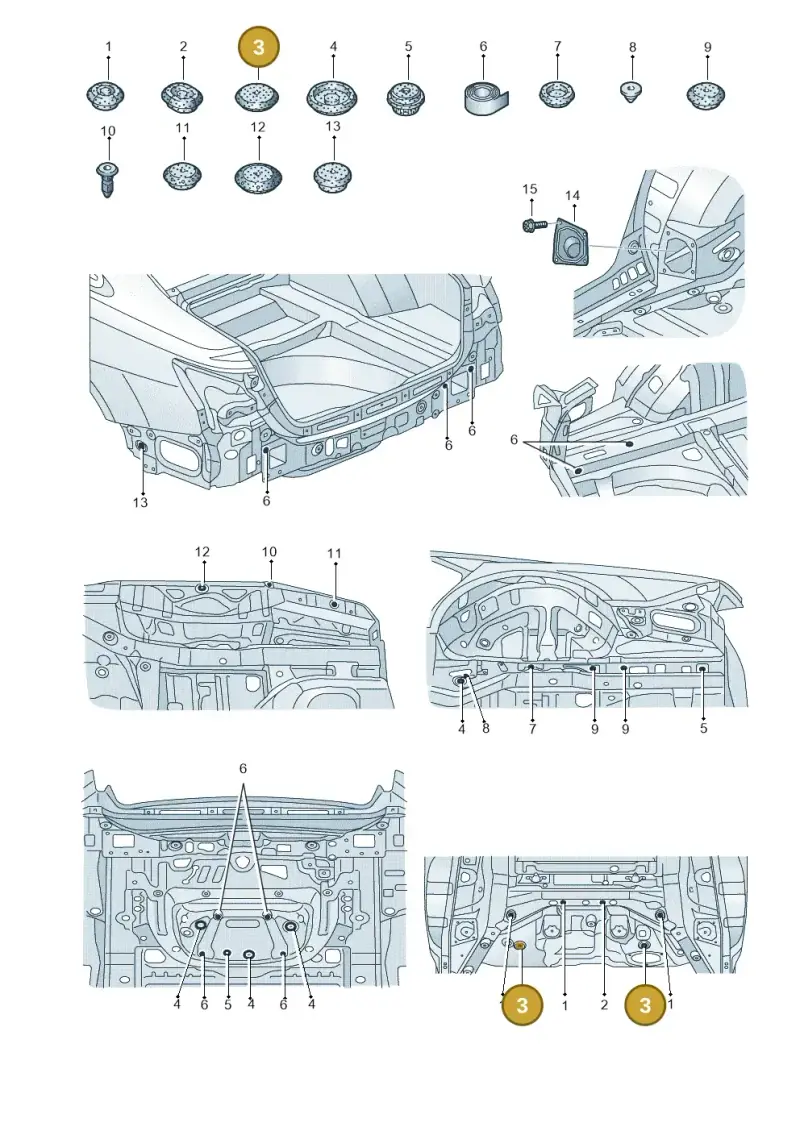 7L0899183 — Audi RS6 Avant (2019-) diagram 430803036, position 3