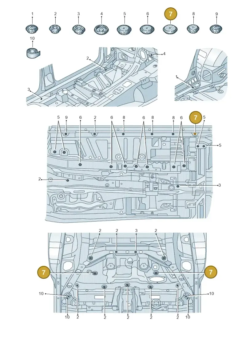 7L0899183 — Audi RS7 Sportback (2019-) diagram 435803350, position 7