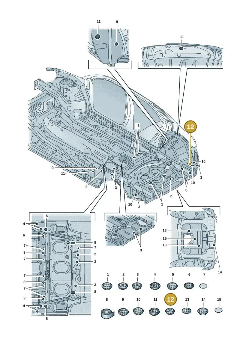 7L0899183 — Audi RSQ3 Sportback (2019-2024) diagram 597803037, position 12