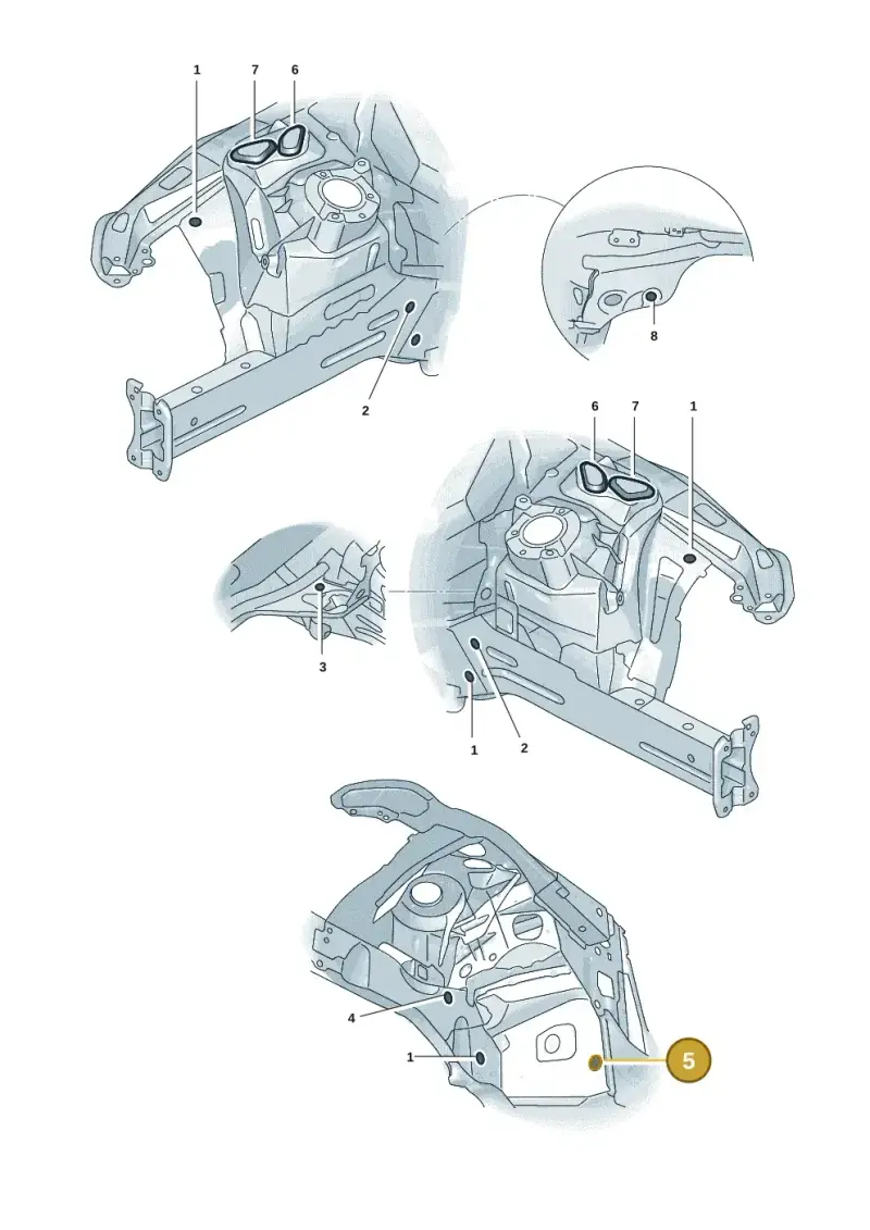 7L0899183 — Audi A5 Limo 2.0 (2024-) diagram 8wk803300, position 5