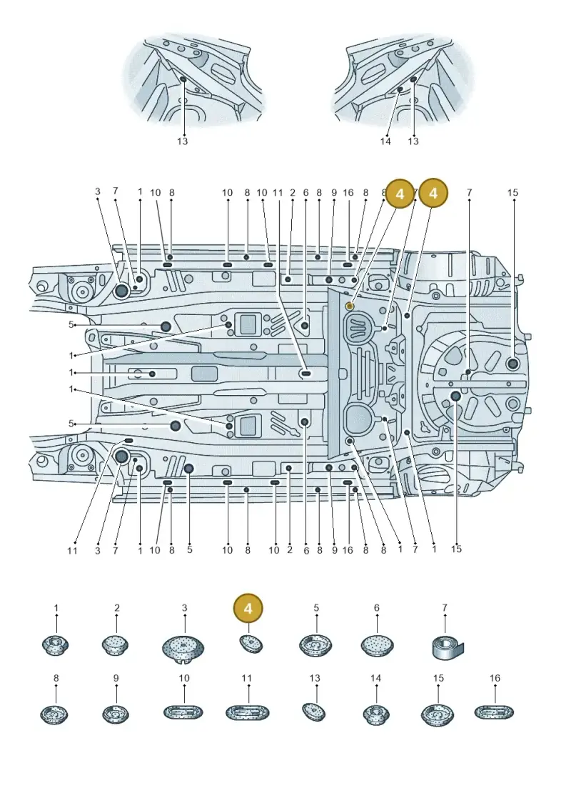 7L0899184A — Audi A1 sportback 1.0 (2018-) diagram 592803350, position 4