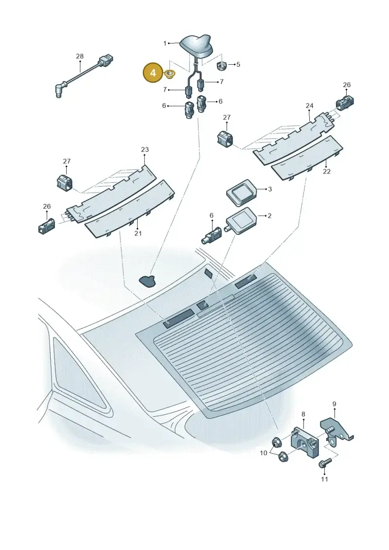 7L0899190 — Audi A8/S8/qu. lang    08> (2007-) diagram 635035120, position 4