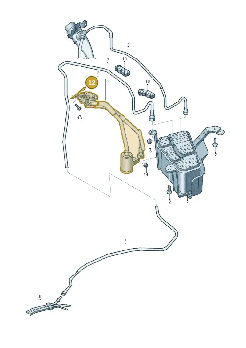 7L0906243F — Audi Q5 (2016-2020) diagram 896201820, position 12