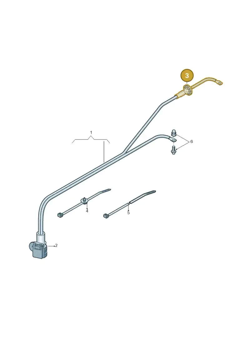 7L0941913C — Audi RS4 Av. qu. 4.2 (2012-2015) diagram 724972700, position 3