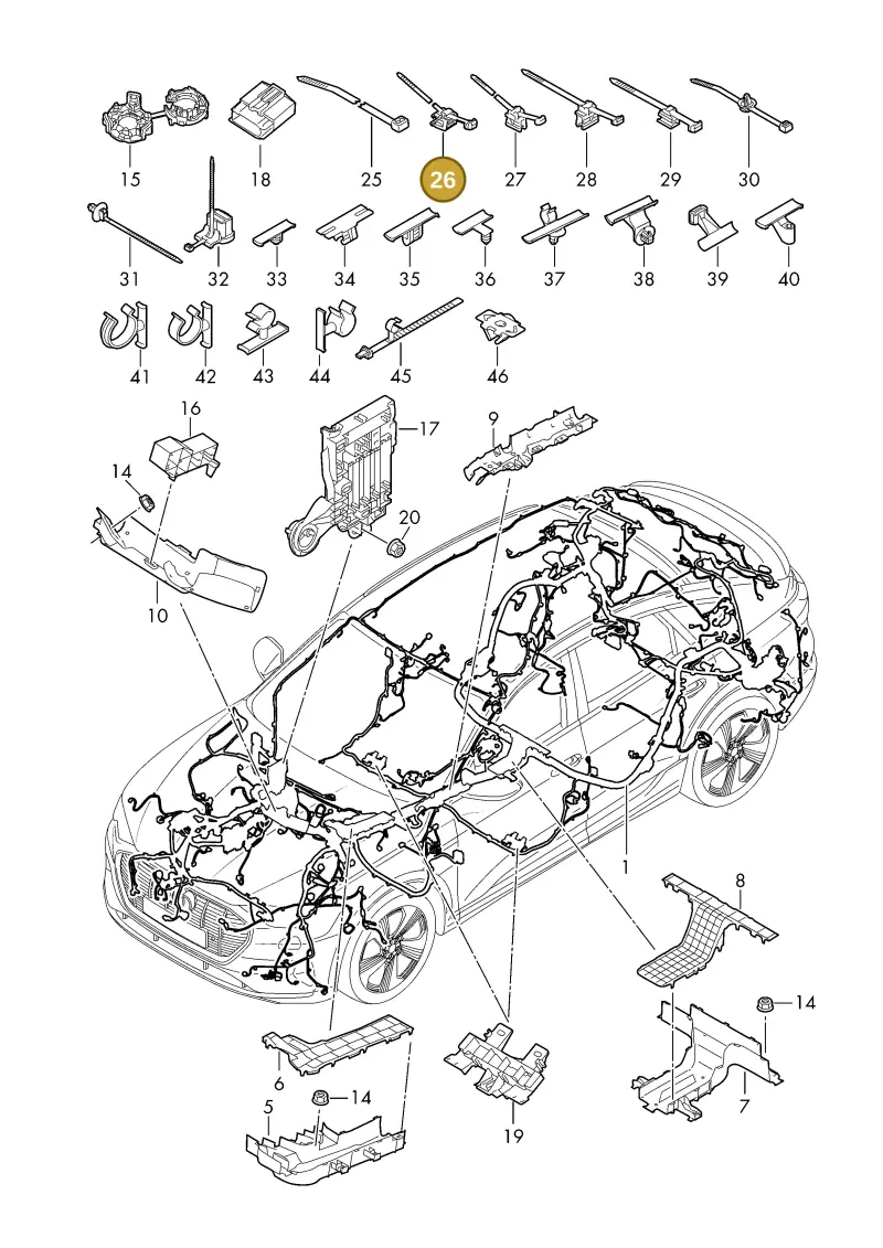 7L5971847B — Audi Q6 e-tron (2023-) diagram f5s971800, position 26