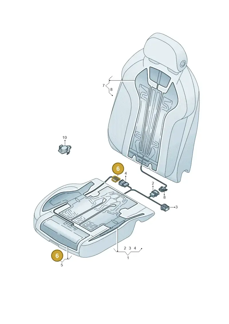 7N0972703 — Audi Q6 e-tron (2023-) diagram 849963010, position 6