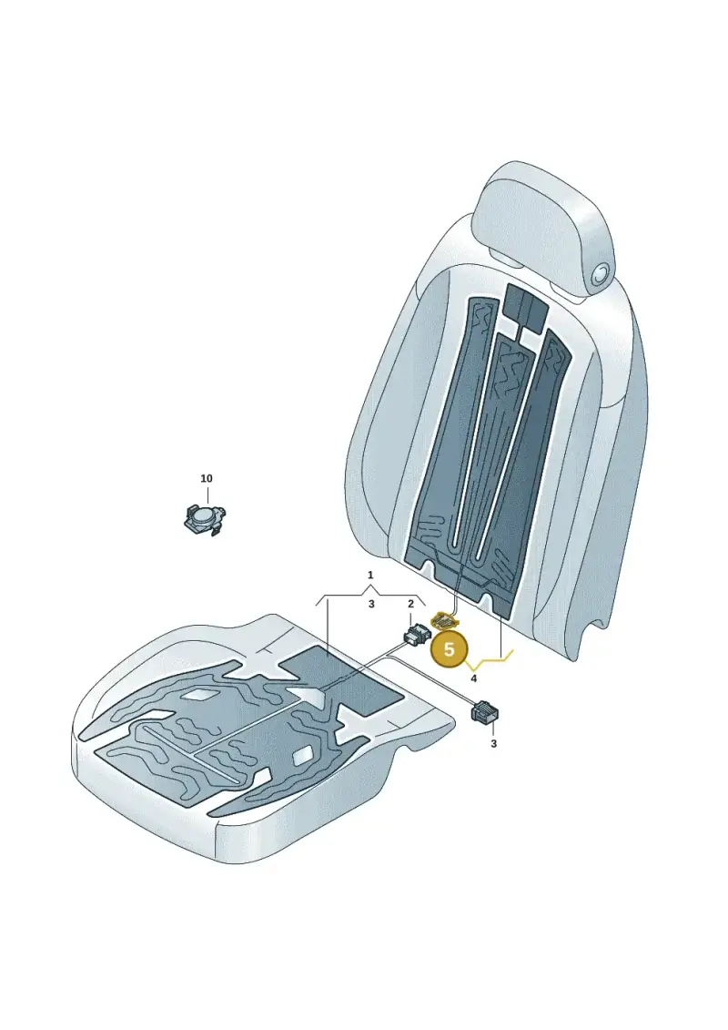 7N0972703 — Audi Q6 e-tron (2023-) diagram 89a963100, position 5