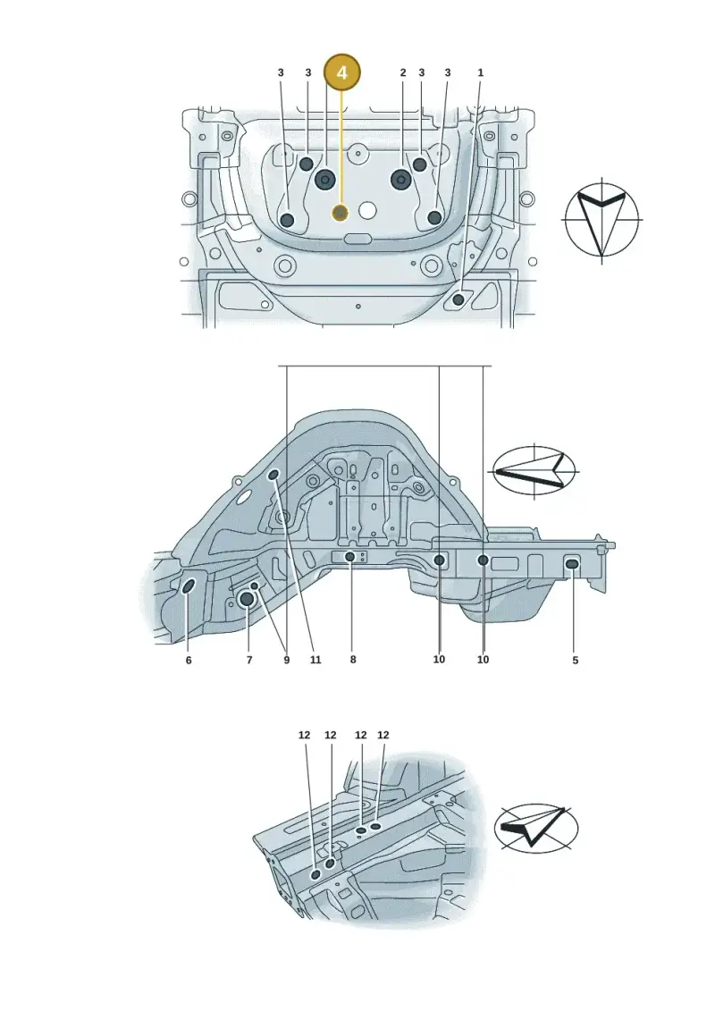 7P0899073 — Audi A5 Limo 2.0 (2024-) diagram 8wk803340, position 4