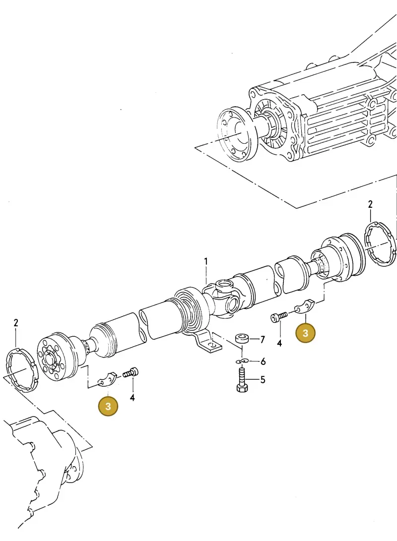 803407357 — Audi V8 (1989-1993) diagram 062049000, position 3