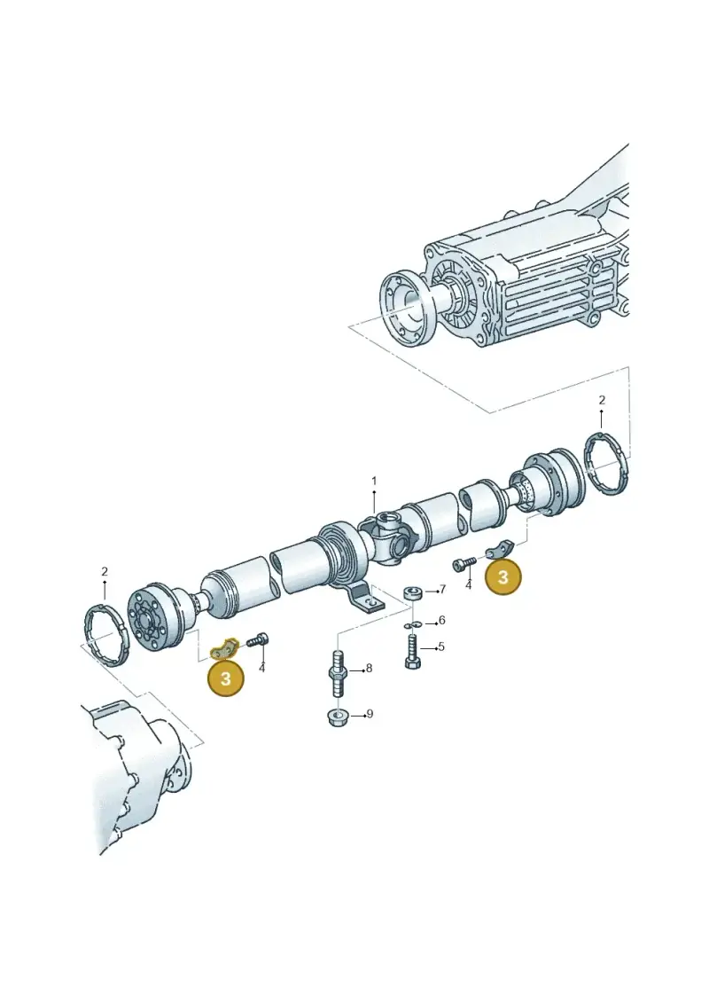 803407357 — Audi RS6 qu. (2003-2004) diagram 119521100, position 3