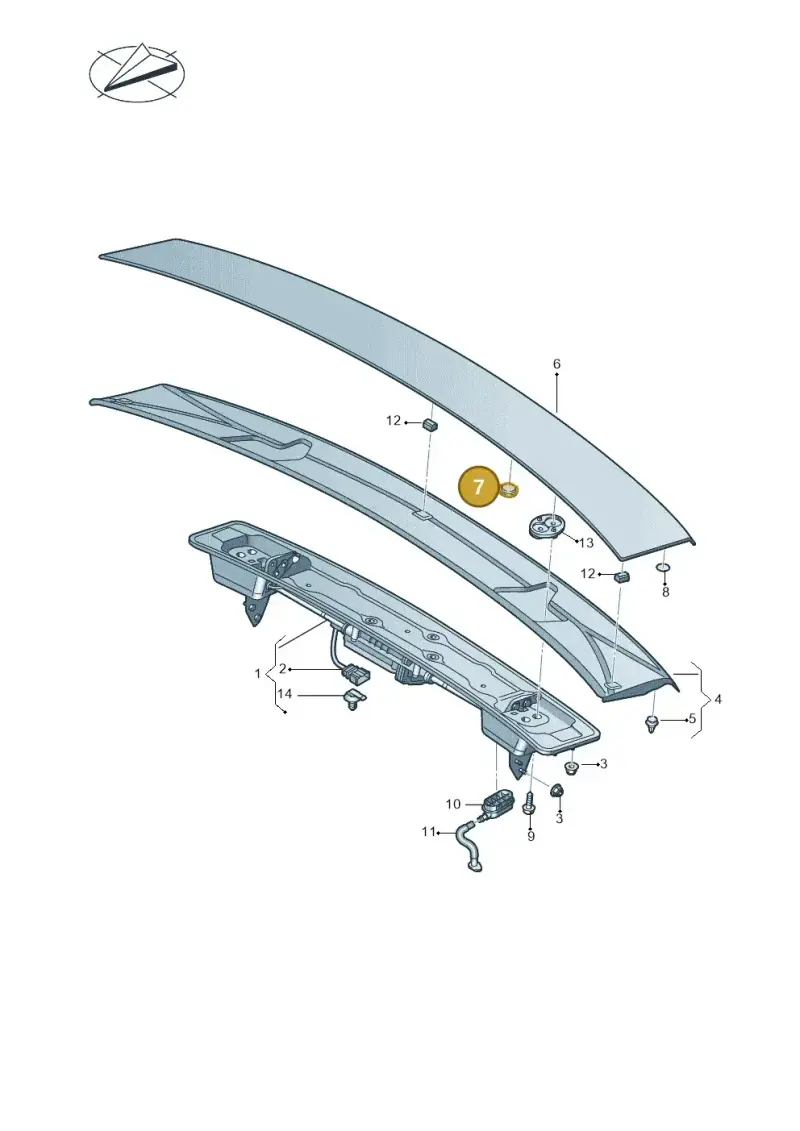803803583 — Audi RS7 Sportback (2019-) diagram 435827500, position 7