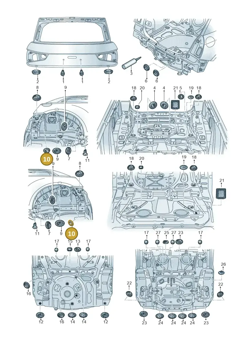803803583 — Audi A1 Sportback (2014-2018) diagram 792803370, position 10