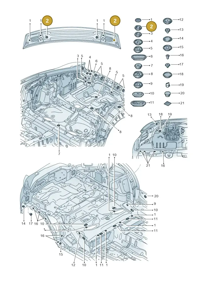 803803583 — Audi TTRS Coupe (2016-2023) diagram 850803360, position 2