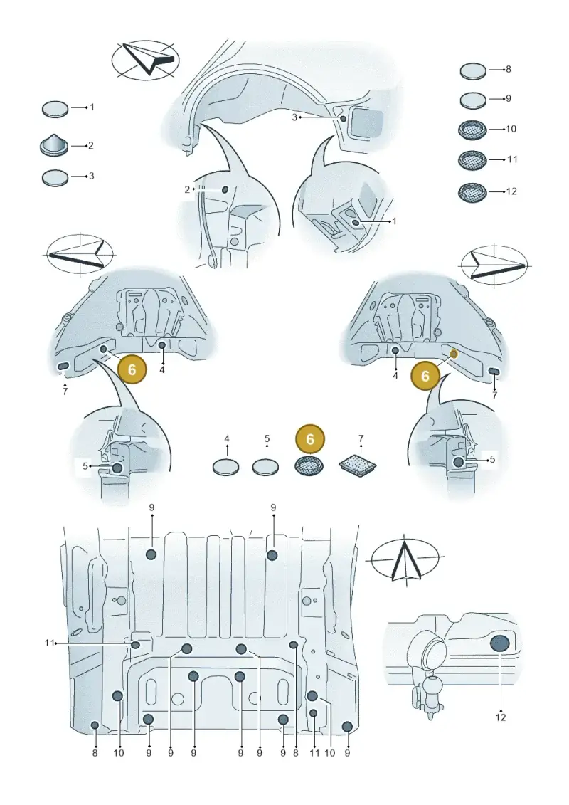 803803583A — Audi Q6 e-tron (2023-) diagram f5s803035, position 6