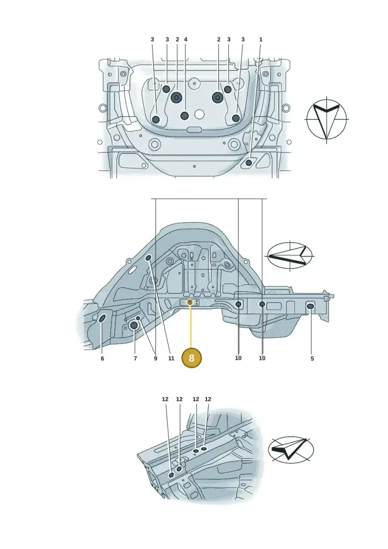 803803583A — Audi A5 Limo 2.0 (2024-) diagram 8wk803340, position 8
