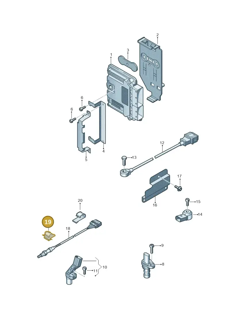803959849 — Audi A1 Sportback (2014-2018) diagram 792906000, position 19